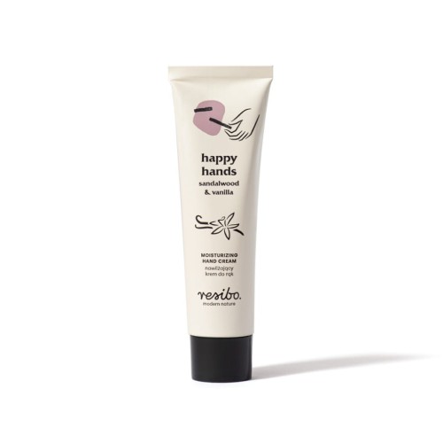 Resibo krem do rąk Happy Hands drzewo sandałowe i wanilia