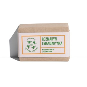 Rozmaryn i Mandarynka mydło w kostce Cztery Szpaki