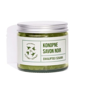 Savon Noir mydło konopne Cztery Szpaki 
