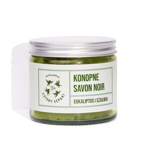 Mydlarnia 4 Szpaki mydło Savon Noir Eukaliptus i Szałwia