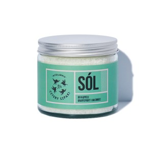 Grapefruit i Jałowiec sól do kąpieli Cztery Szpaki