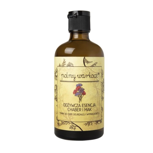 Polny Warkocz tonik Chaber i Mak esencja do skóry dojrzałej