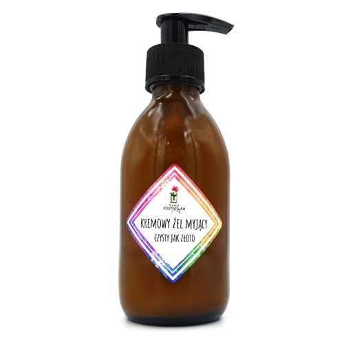 Nowa Kosmetyka Czysty jak Złoto kremowy żel myjący