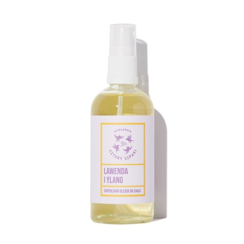 4 SZPAKI Lawenda i Ylang superlekki olejek do ciała
