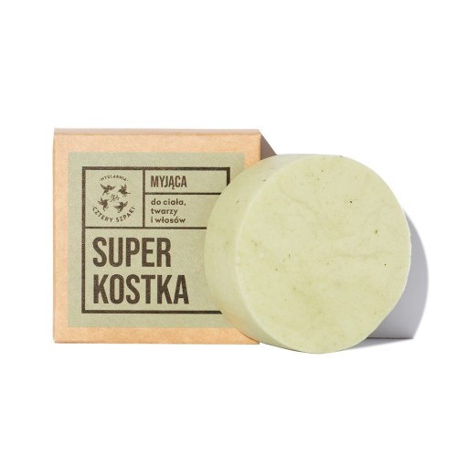 4SZPAKI Superkostka myjąca do ciała, twarzy i włosów