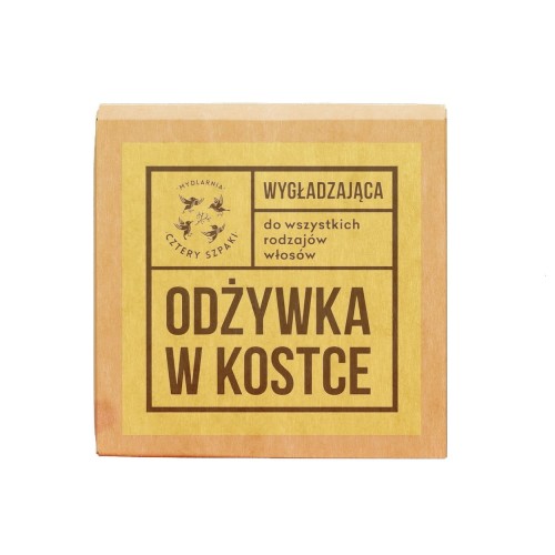 4 Szpaki Wygładzająca odżywka do włosów w kostce