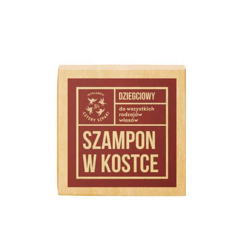 4 Szpaki szampon dziegciowy w kostce