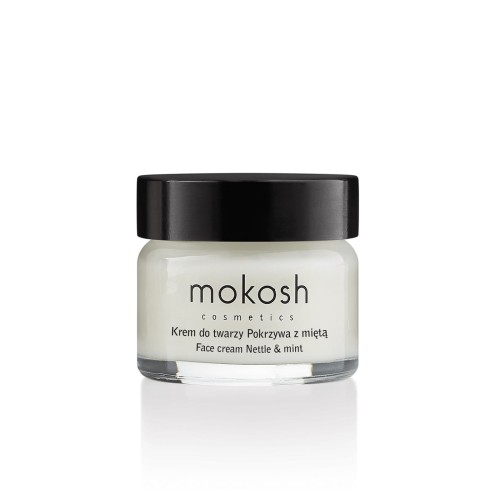 Mokosh Pokrzywa z Miętą kojąco-nawilżający krem do twarzy 15ml