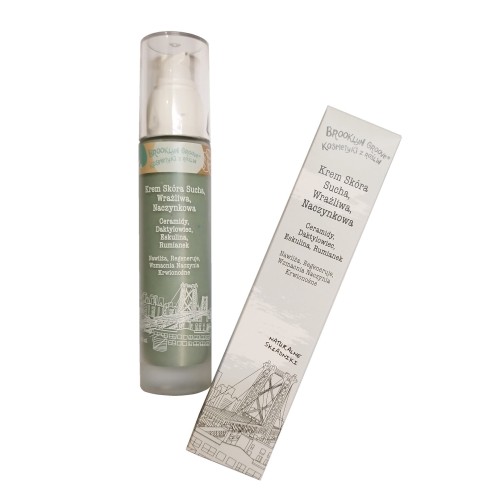 Brooklyn Groove Krem do skóry wrażliwej i naczynkowej z ceramidami