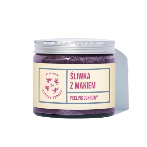 4 Szpaki Śliwka z Makiem peeling do ciała