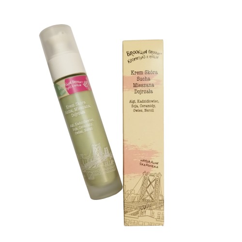 Brooklyn Groove Krem do skóry suchej mieszanej i dojrzałej z algami