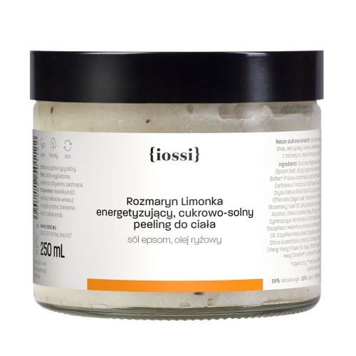 Iossi Rozmaryn i Limonka peeling do ciała