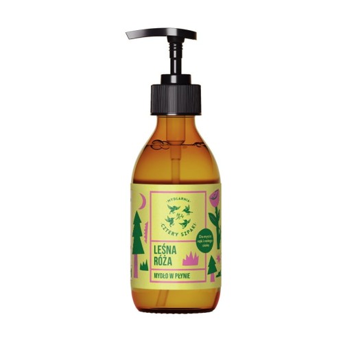 Mydlarnia 4 Szpaki Leśna Róża mydło w płynie 300ml