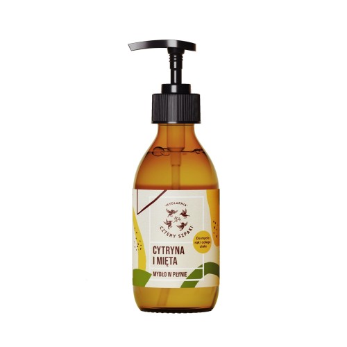 4 szpaki Cytryna Mięta mydło w płynie