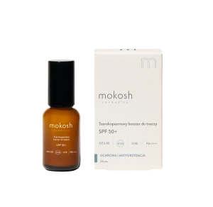 Szerokopasmowy booster do twarzy SPF 50+ Mokosh