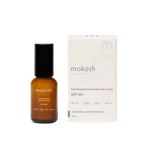 MOKOSH Szerokopasmowy booster do twarzy SPF 50+